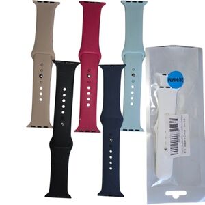 6 Apple Watch Sm (38/40mm) Band Set - Multicolor